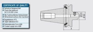 BT50 Weldon Line Drawing