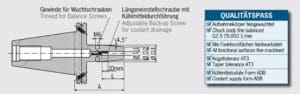 DIN50 Shrink Fit Line Drawing