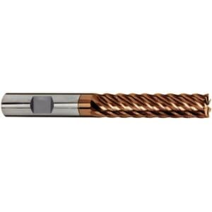 FETOGA I-Line 331 Solid Carbide 7 Flute Variable Helix End Mill with Weldon Flat